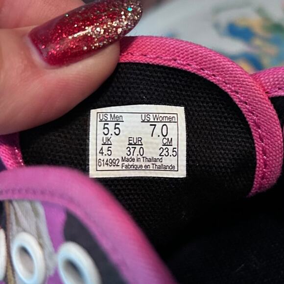 EUC Vans Pink Cupcake sneakers size Men’s 5.5 Women’s 7 - Picture 5 of 5